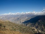 09 Yakawa Kang, Khatung Kang, Valleys Leading To Thorung La And Mesokanto La, Tilicho Peak Afternoon From Yak Kharka Around Dhaulagiri 